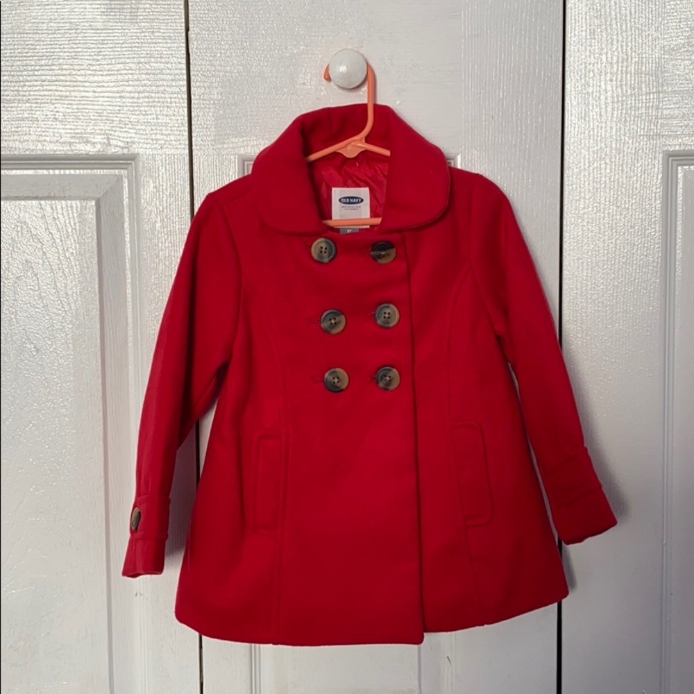 Red Pea Coat